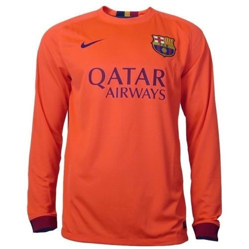 Футбольная форма Барселоны Гостевая 2014/2015 Длинный рукав XL(50)